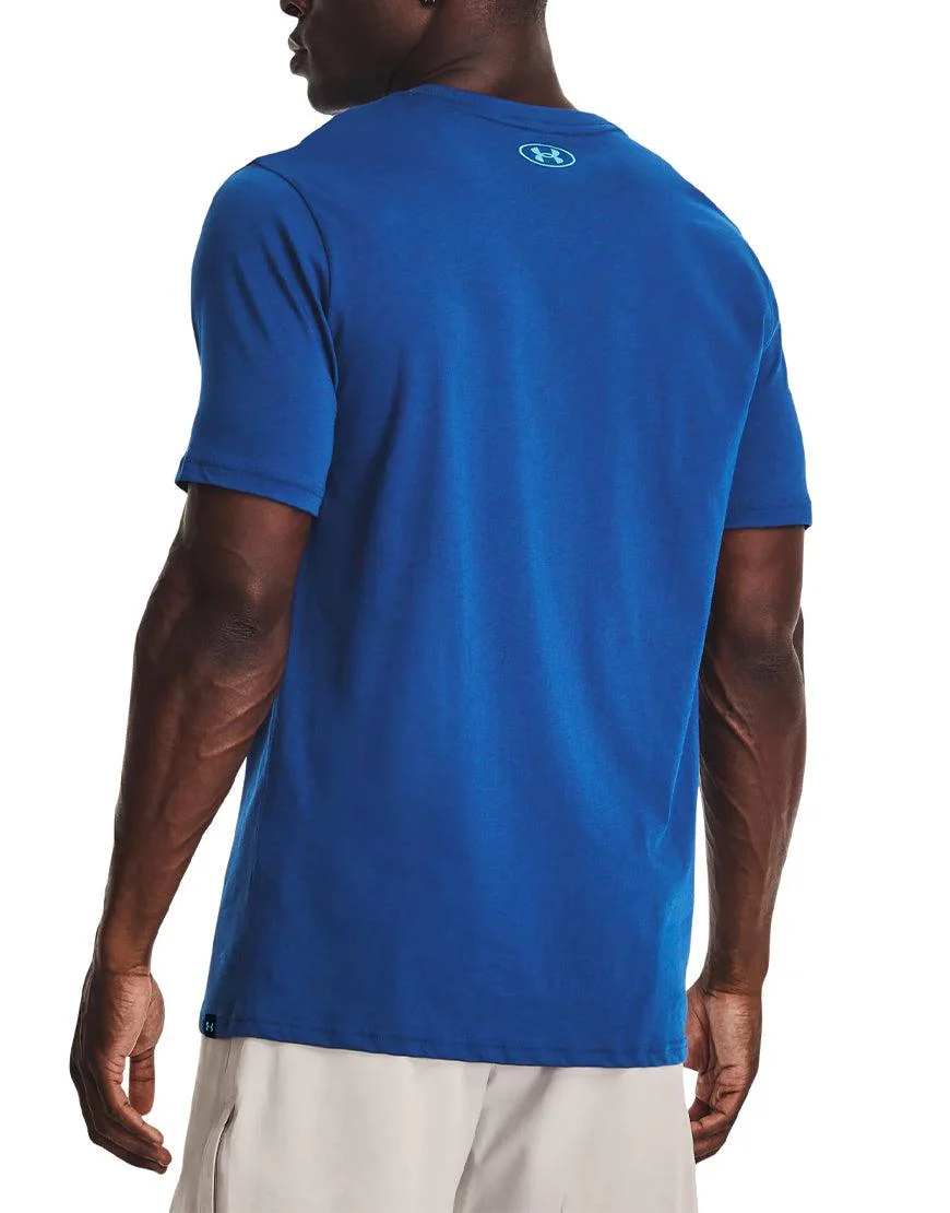 Men's Project Rock Training Tee :Blue Mirage - Image 3