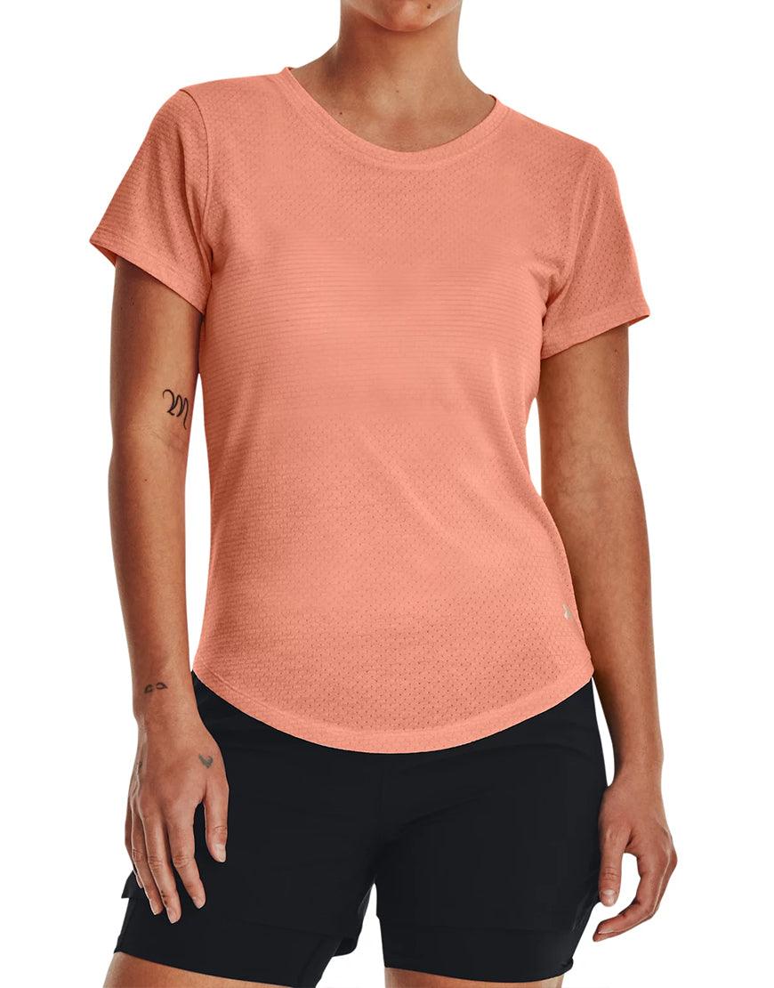 Women's Streaker Run Tee :Bubble Peach
