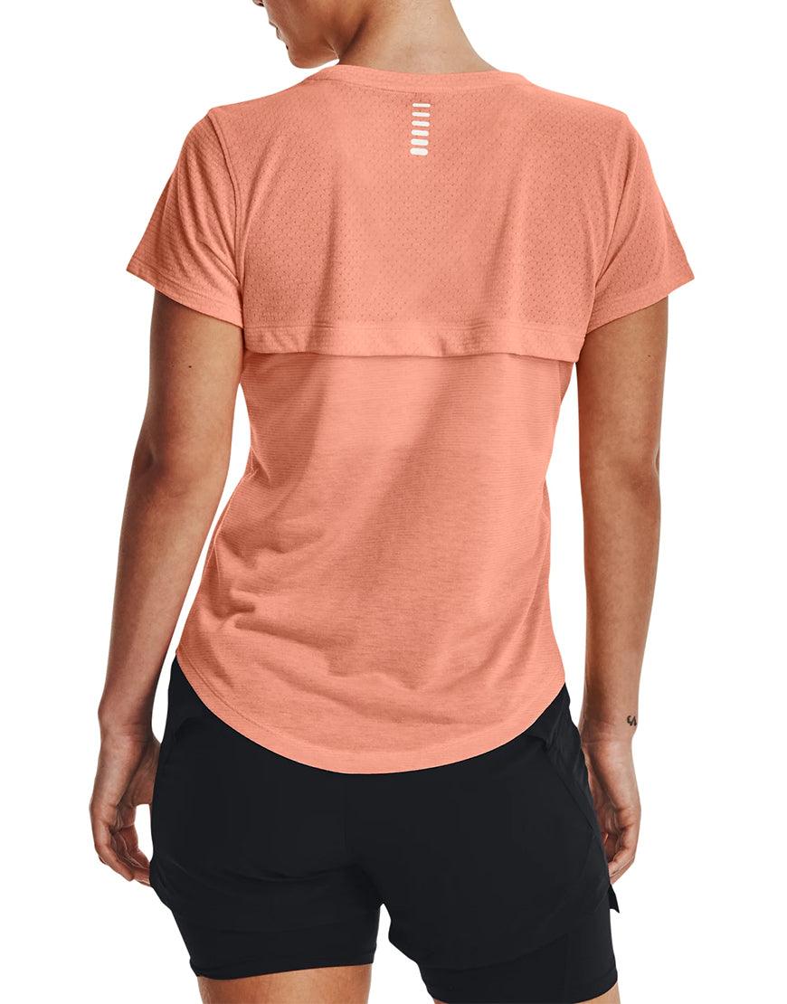 Women's Streaker Run Tee :Bubble Peach - Image 3