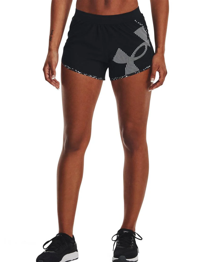 Women's Fly By 2.0 Logo Shorts :Black