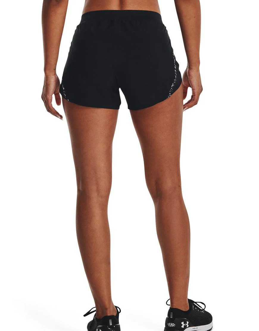 Women's Fly By 2.0 Logo Shorts :Black - Image 3
