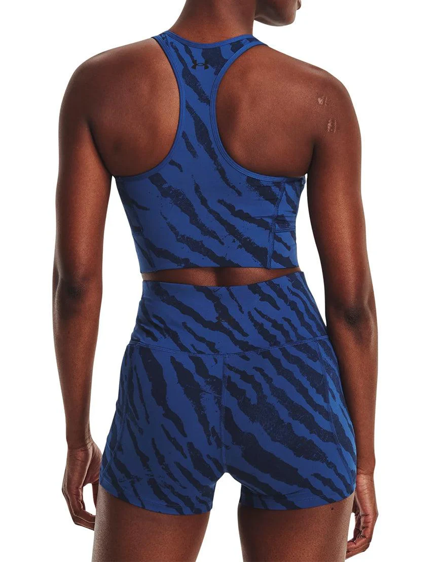 Women's Project Rock Meridian Zip Training Ground Printed Tank :Blue Mirage - Image 2