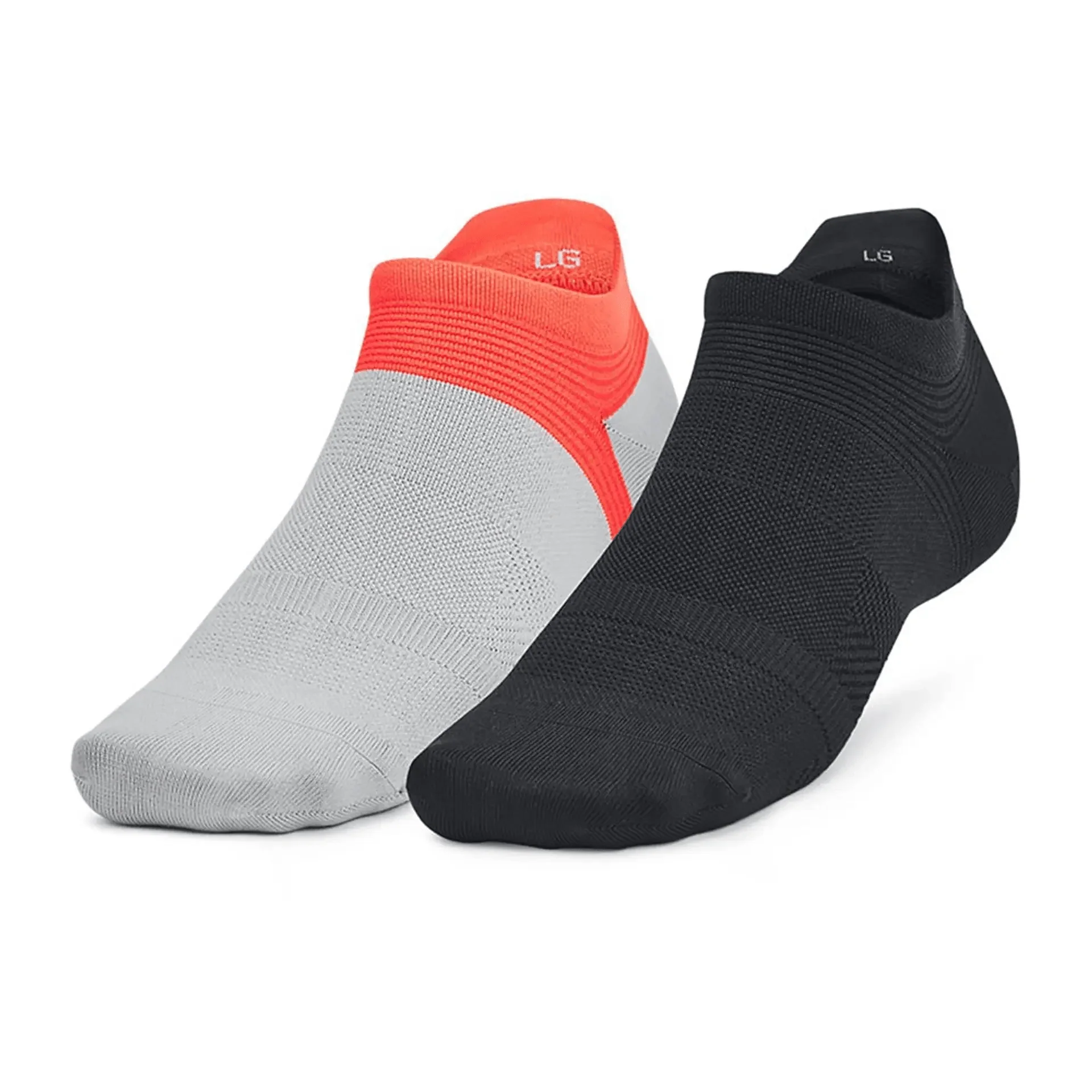 UA ArmourDry Run Lite No Show Tab Socks (2 Pack | 3 Colours) - Image 5