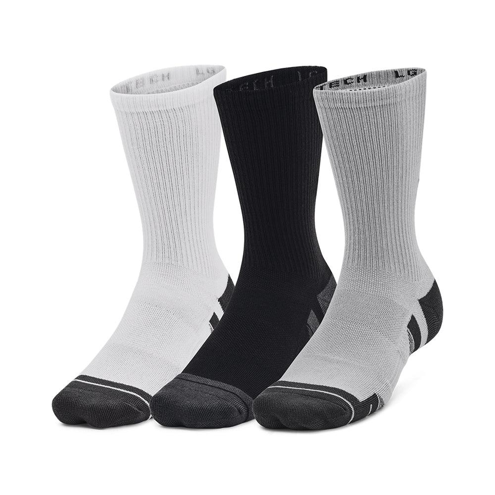 UA Performance Tech 3 Pack Crew Socks (3 Colours) - Image 3