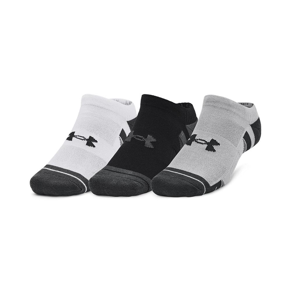 UA Performance Tech 3 Pack No Show Socks (4 Colours) - Image 2