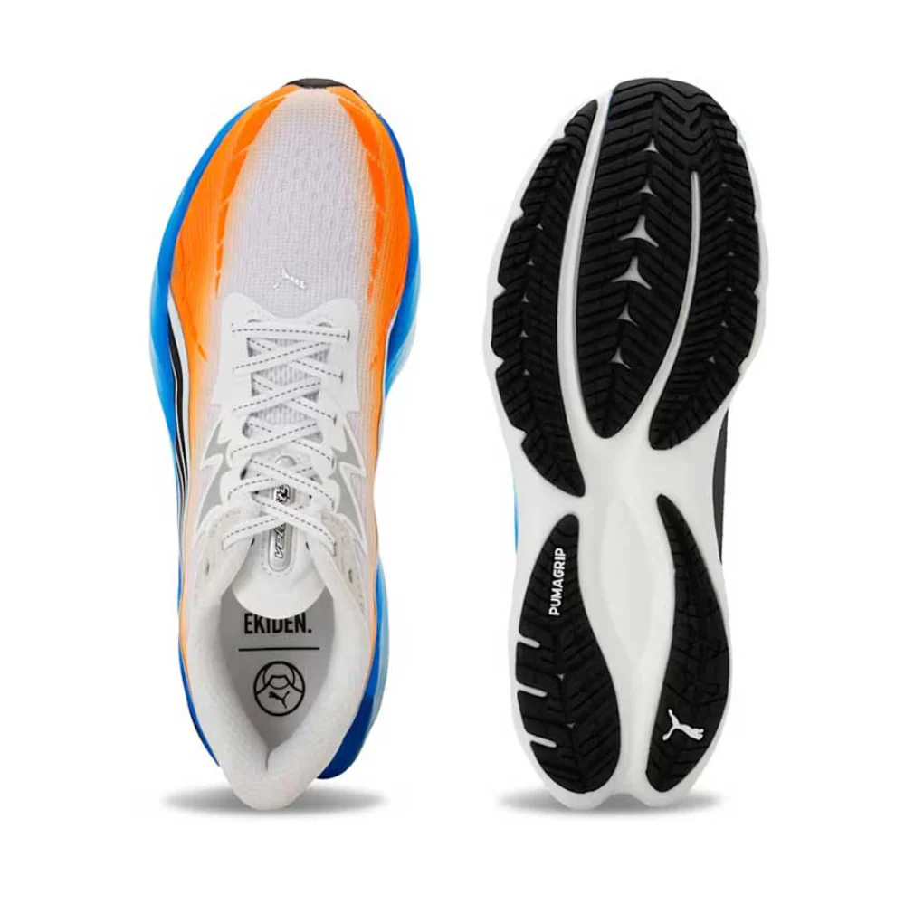 Velocity Nitro 4 Ekiden Women's :PUMA White | Heat Fire - Image 3