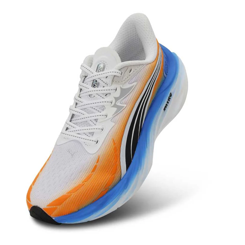 Velocity Nitro 4 Ekiden Women's :PUMA White | Heat Fire - Image 4