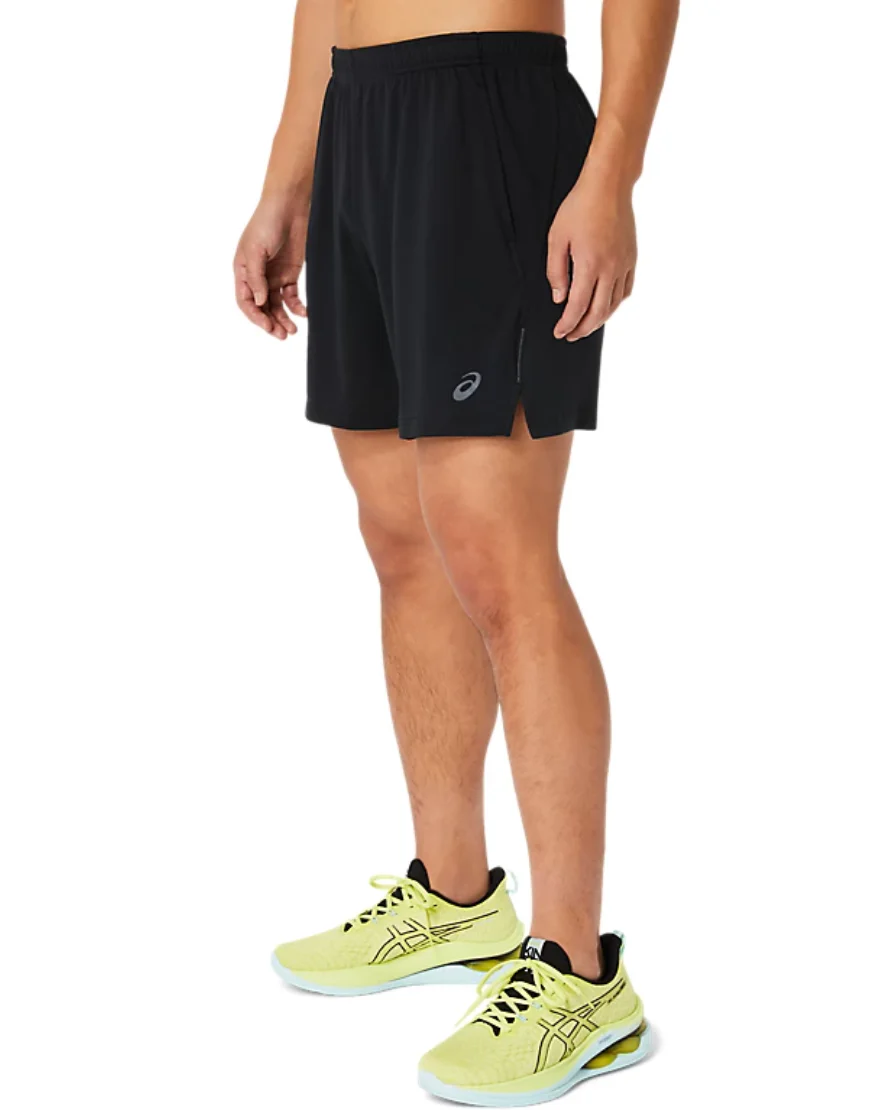 Men's Vented Mesh 7inch Shorts: Black - Image 4