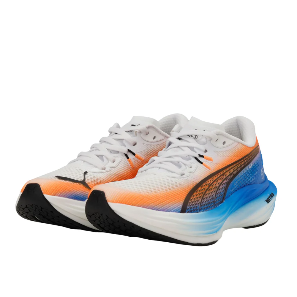 Deviate Nitro 3 Ekiden Women's :PUMA White | Heatfire - Image 2