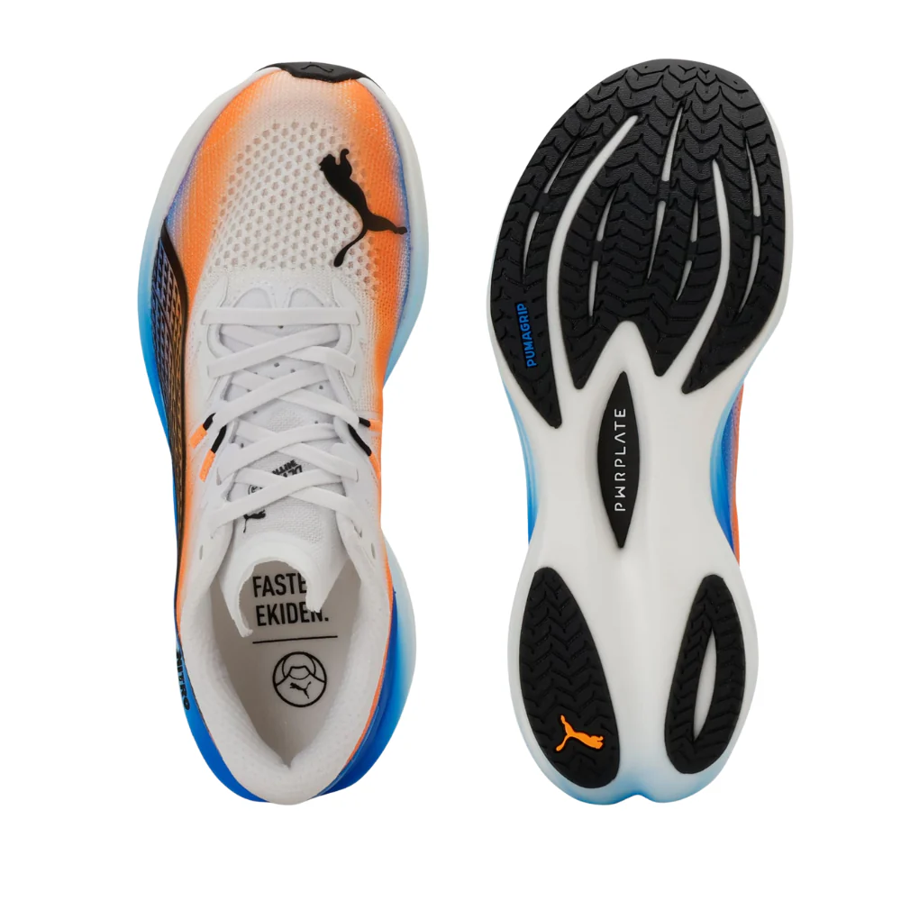 Deviate Nitro 3 Ekiden Women's :PUMA White | Heatfire - Image 4