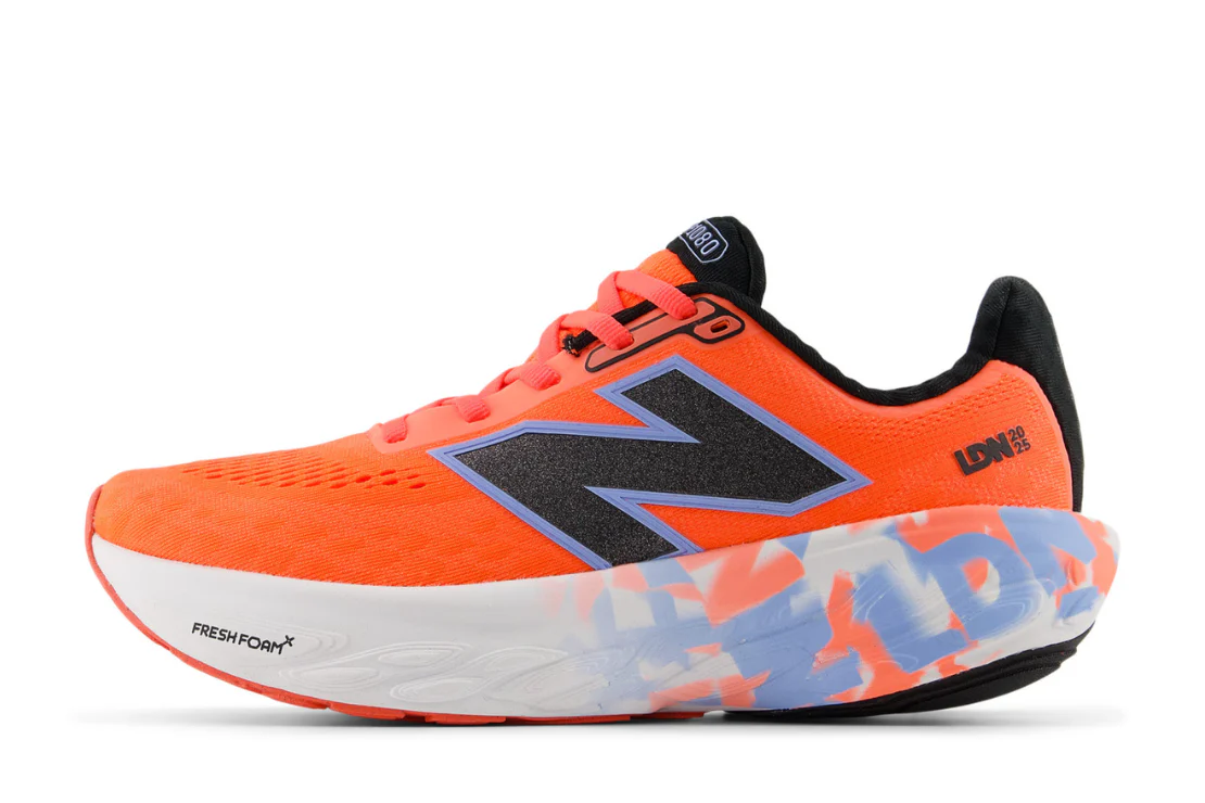 TCS London Marathon Fresh Foam X 1080 v14 (B) Women's :Urgent Red | White