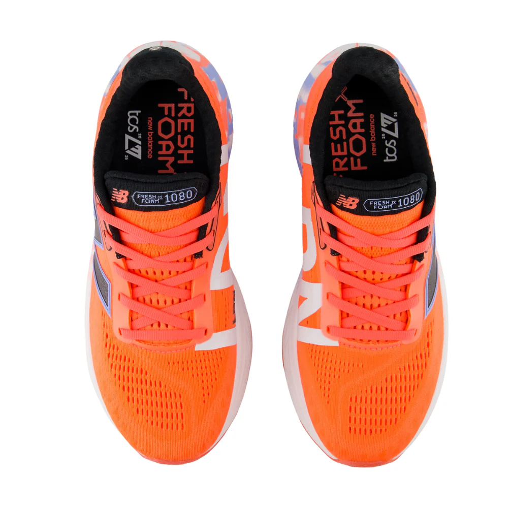 TCS London Marathon Fresh Foam X 1080 v14 (B) Women's :Urgent Red | White - Image 3