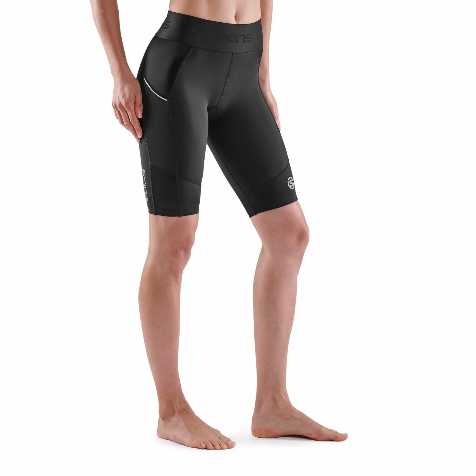 Women's SKINS Series-3 Compression Half Tights - Image 3